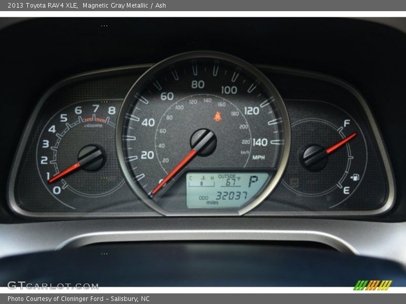 Magnetic Gray Metallic / Ash 2013 Toyota RAV4 XLE