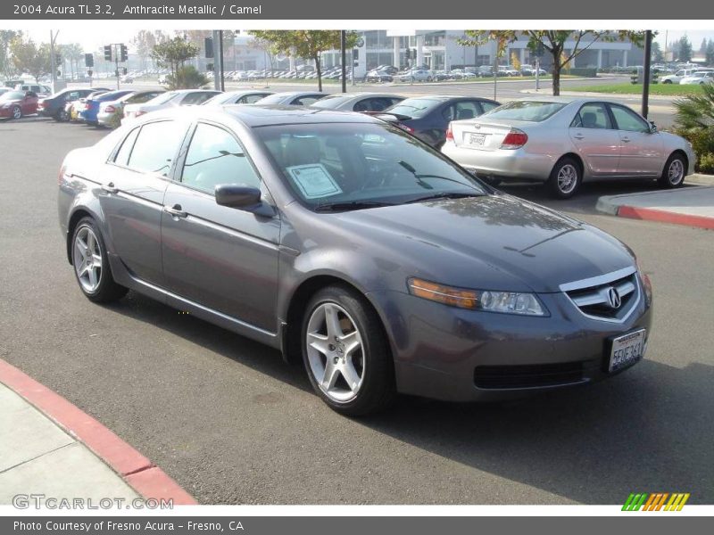 Anthracite Metallic / Camel 2004 Acura TL 3.2