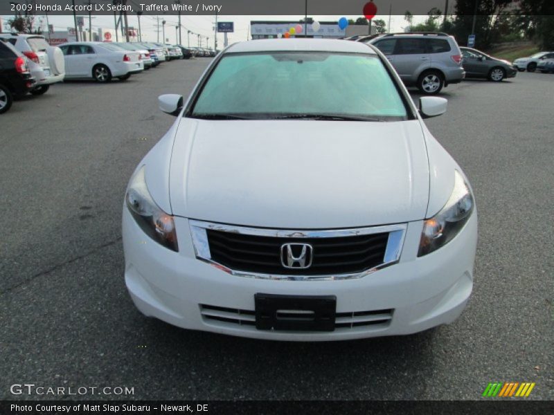 Taffeta White / Ivory 2009 Honda Accord LX Sedan