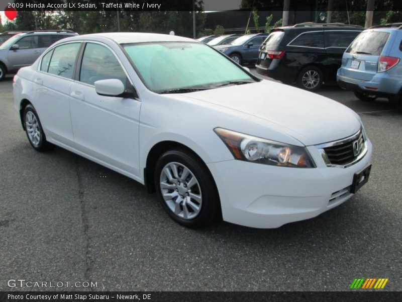 Taffeta White / Ivory 2009 Honda Accord LX Sedan