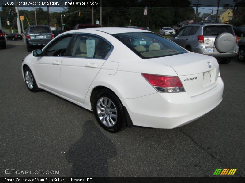 Taffeta White / Ivory 2009 Honda Accord LX Sedan