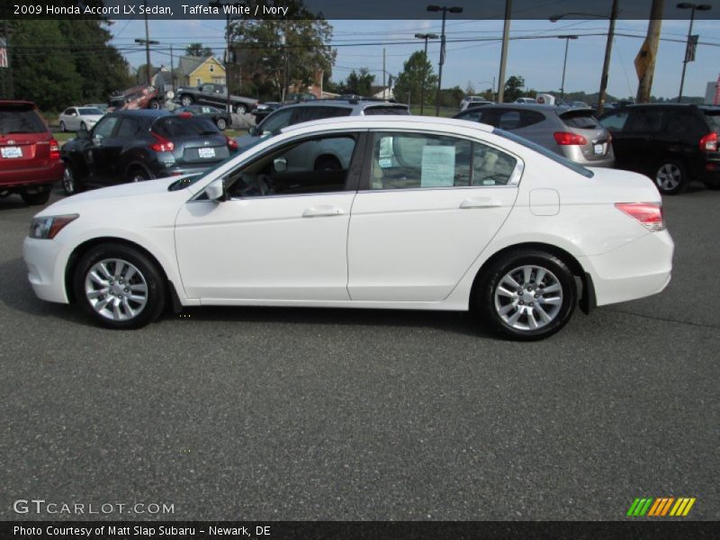 Taffeta White / Ivory 2009 Honda Accord LX Sedan