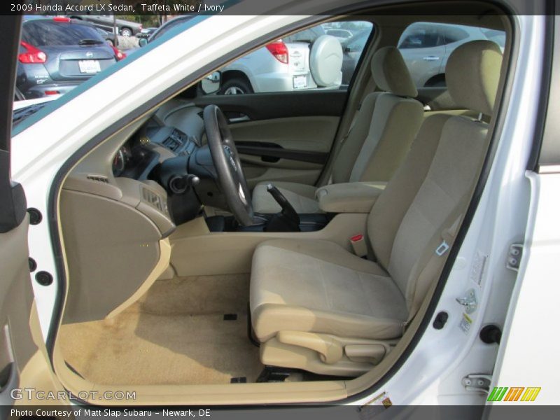 Taffeta White / Ivory 2009 Honda Accord LX Sedan