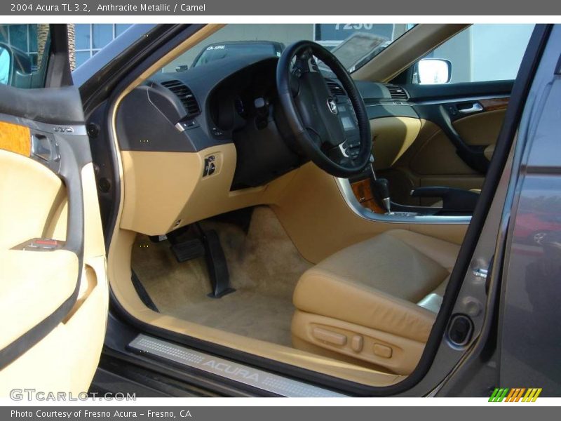 Anthracite Metallic / Camel 2004 Acura TL 3.2