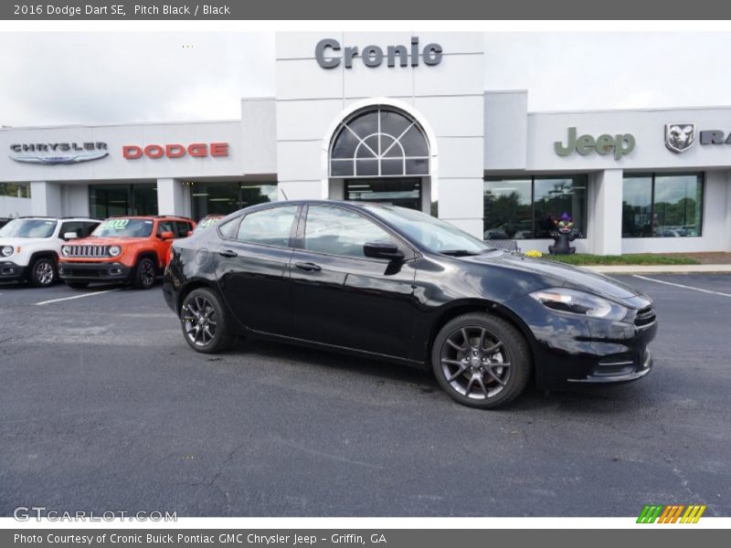 Pitch Black / Black 2016 Dodge Dart SE