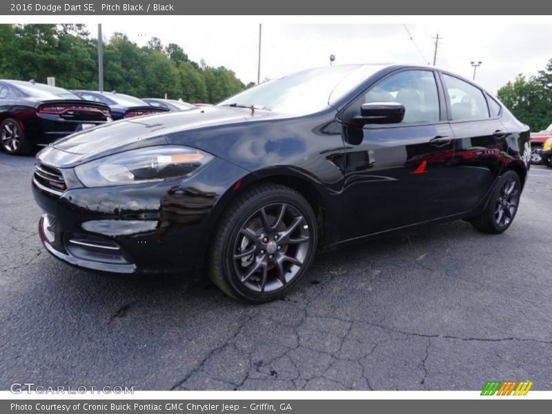 Pitch Black / Black 2016 Dodge Dart SE
