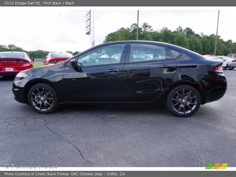 Pitch Black / Black 2016 Dodge Dart SE