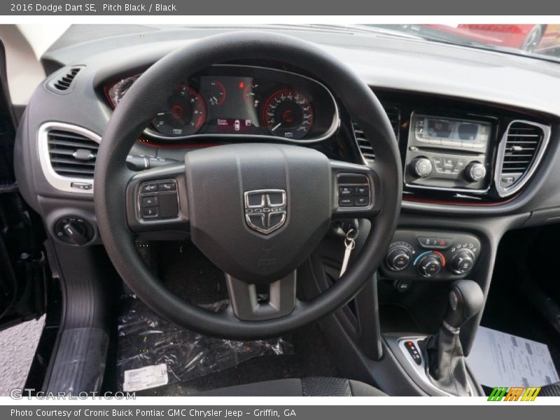 Pitch Black / Black 2016 Dodge Dart SE