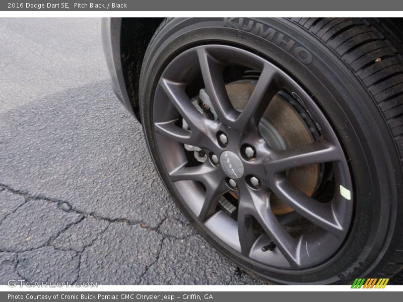 Pitch Black / Black 2016 Dodge Dart SE