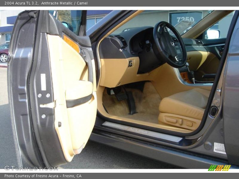 Anthracite Metallic / Camel 2004 Acura TL 3.2