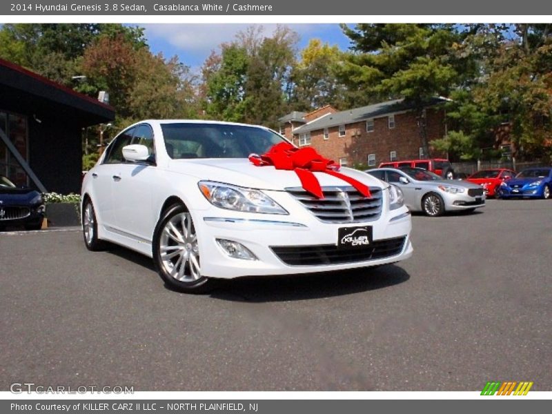 Casablanca White / Cashmere 2014 Hyundai Genesis 3.8 Sedan