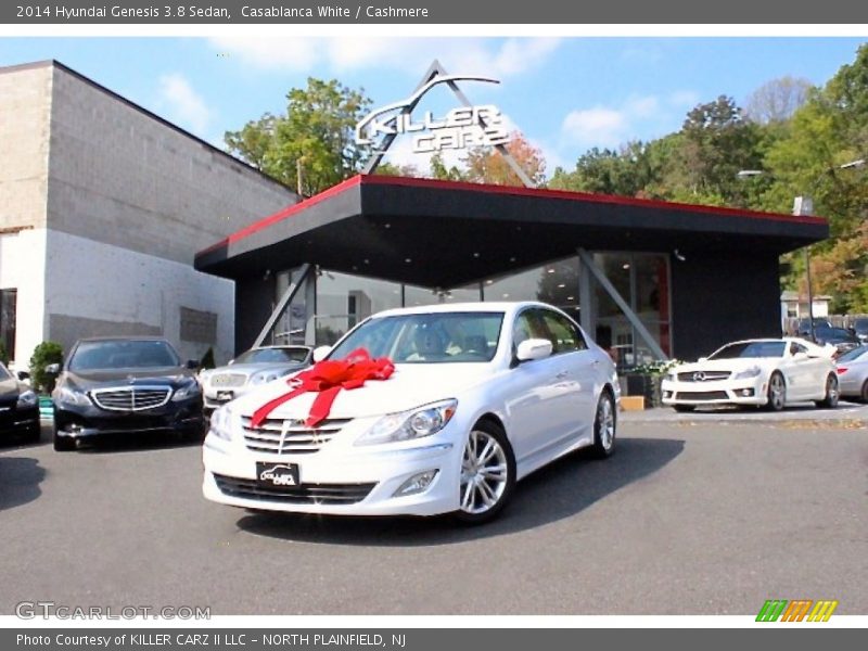 Casablanca White / Cashmere 2014 Hyundai Genesis 3.8 Sedan