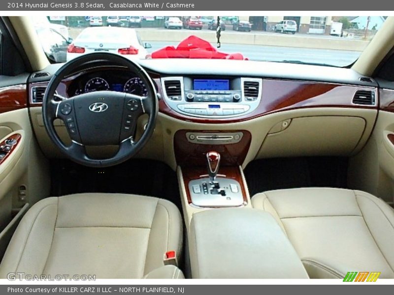 Casablanca White / Cashmere 2014 Hyundai Genesis 3.8 Sedan