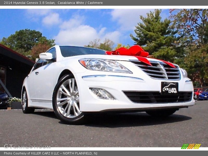 Casablanca White / Cashmere 2014 Hyundai Genesis 3.8 Sedan