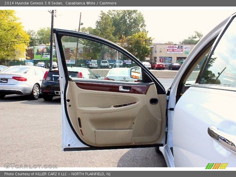 Casablanca White / Cashmere 2014 Hyundai Genesis 3.8 Sedan