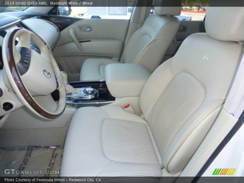 Front Seat of 2014 QX80 AWD