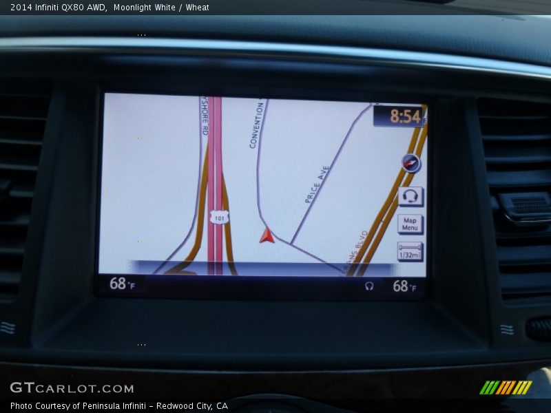 Navigation of 2014 QX80 AWD