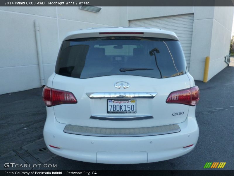 Moonlight White / Wheat 2014 Infiniti QX80 AWD