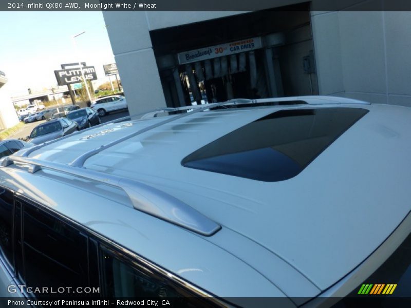 Moonlight White / Wheat 2014 Infiniti QX80 AWD
