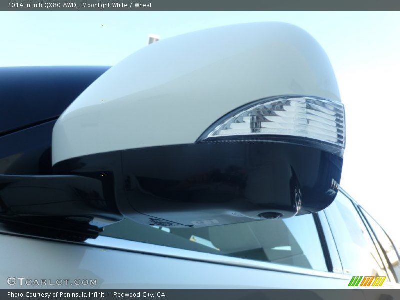 Moonlight White / Wheat 2014 Infiniti QX80 AWD