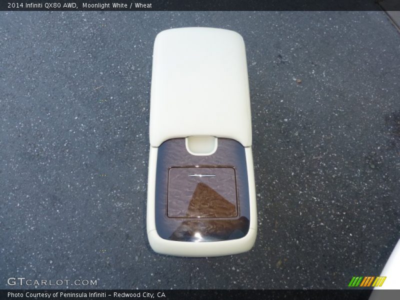 Moonlight White / Wheat 2014 Infiniti QX80 AWD