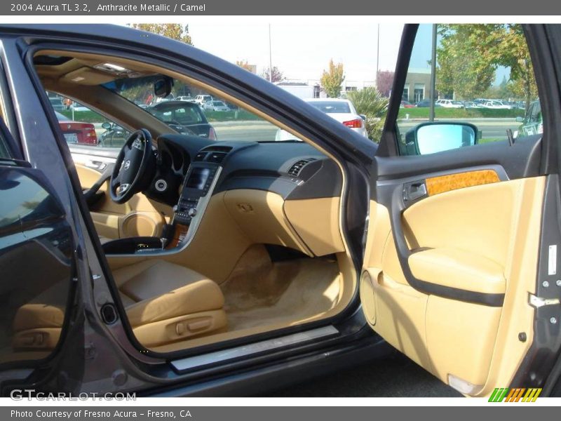 Anthracite Metallic / Camel 2004 Acura TL 3.2