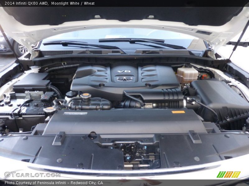  2014 QX80 AWD Engine - 5.6 Liter DI DOHC 32-Valve VVEL CVTCS V8