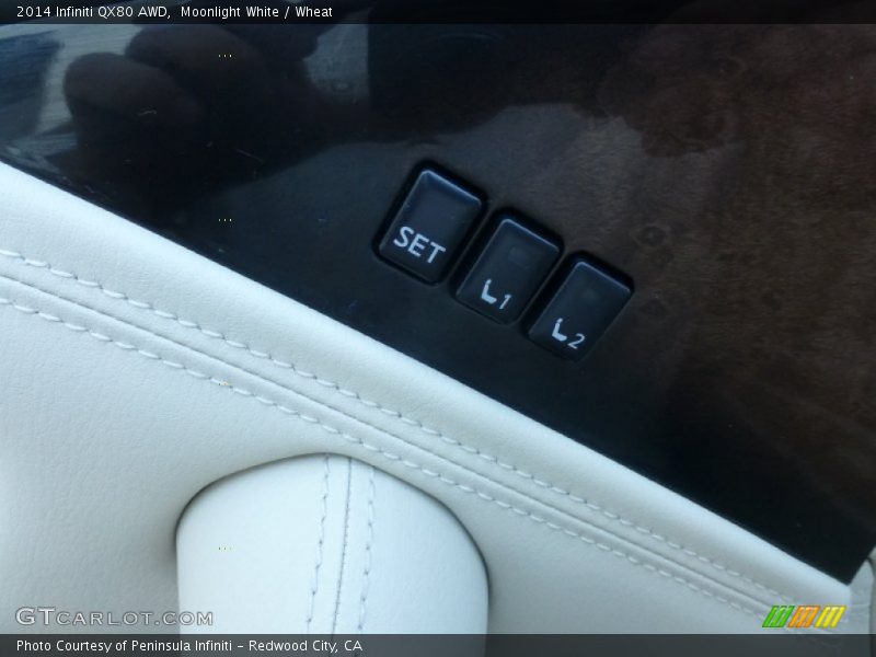 Moonlight White / Wheat 2014 Infiniti QX80 AWD