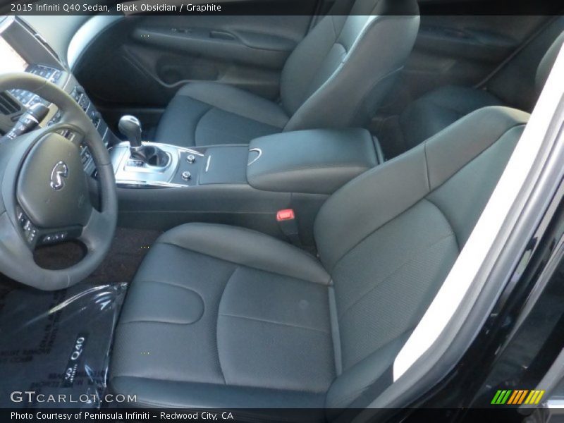 Black Obsidian / Graphite 2015 Infiniti Q40 Sedan