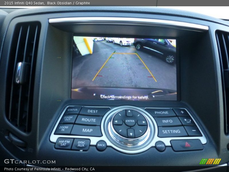 Black Obsidian / Graphite 2015 Infiniti Q40 Sedan