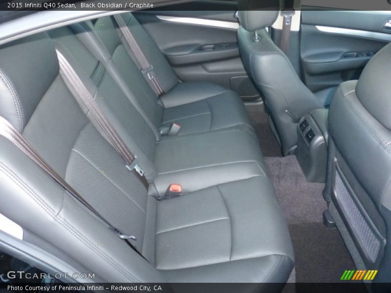 Black Obsidian / Graphite 2015 Infiniti Q40 Sedan