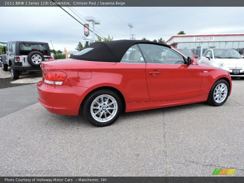 Crimson Red / Savanna Beige 2011 BMW 1 Series 128i Convertible