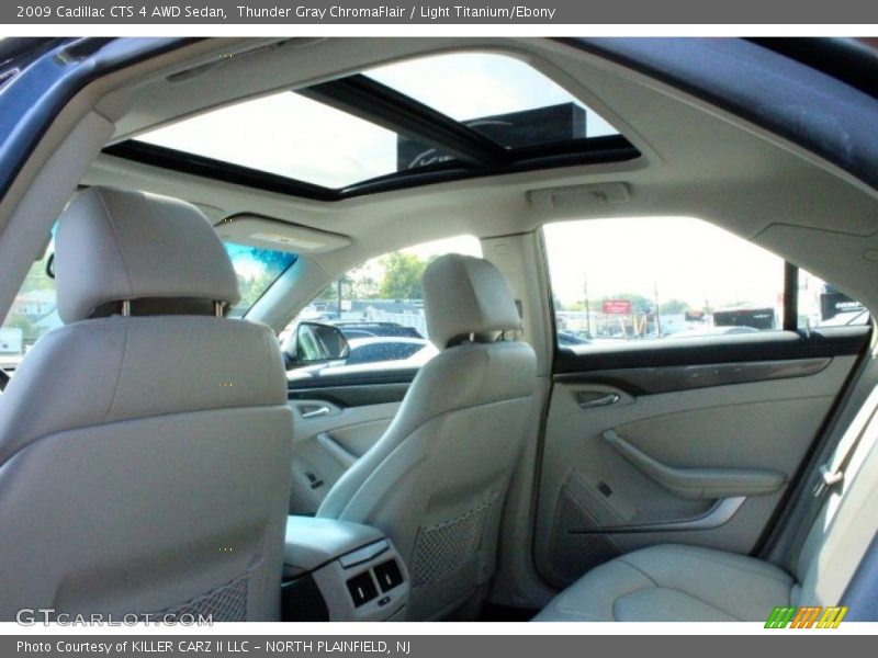Thunder Gray ChromaFlair / Light Titanium/Ebony 2009 Cadillac CTS 4 AWD Sedan