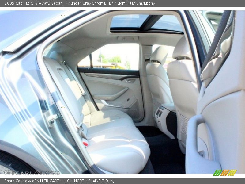 Thunder Gray ChromaFlair / Light Titanium/Ebony 2009 Cadillac CTS 4 AWD Sedan