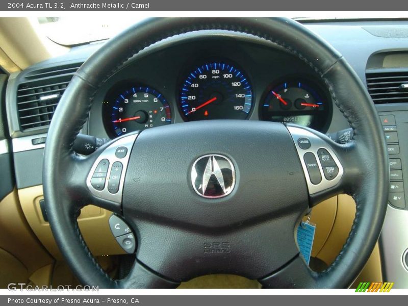 Anthracite Metallic / Camel 2004 Acura TL 3.2