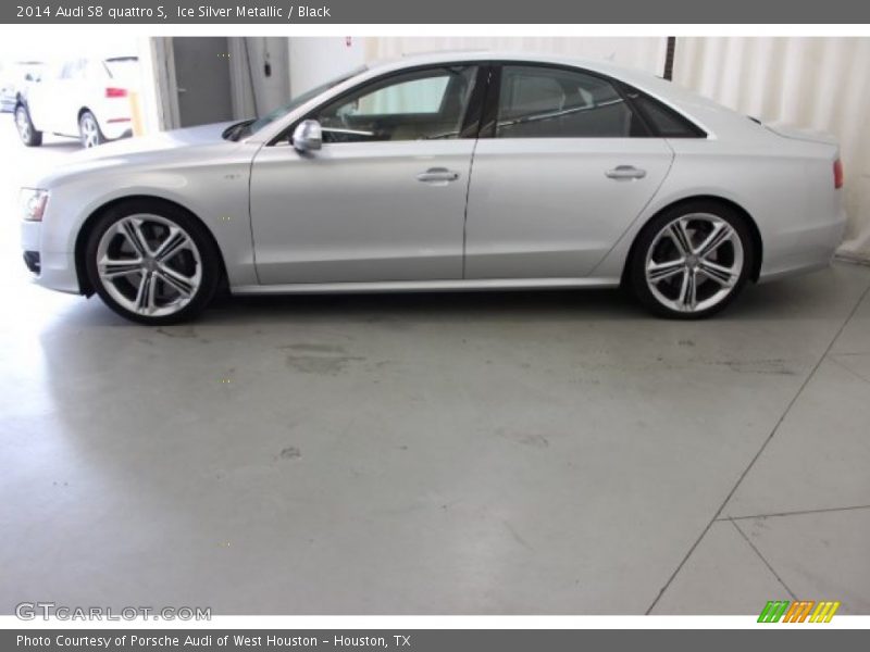 Ice Silver Metallic / Black 2014 Audi S8 quattro S