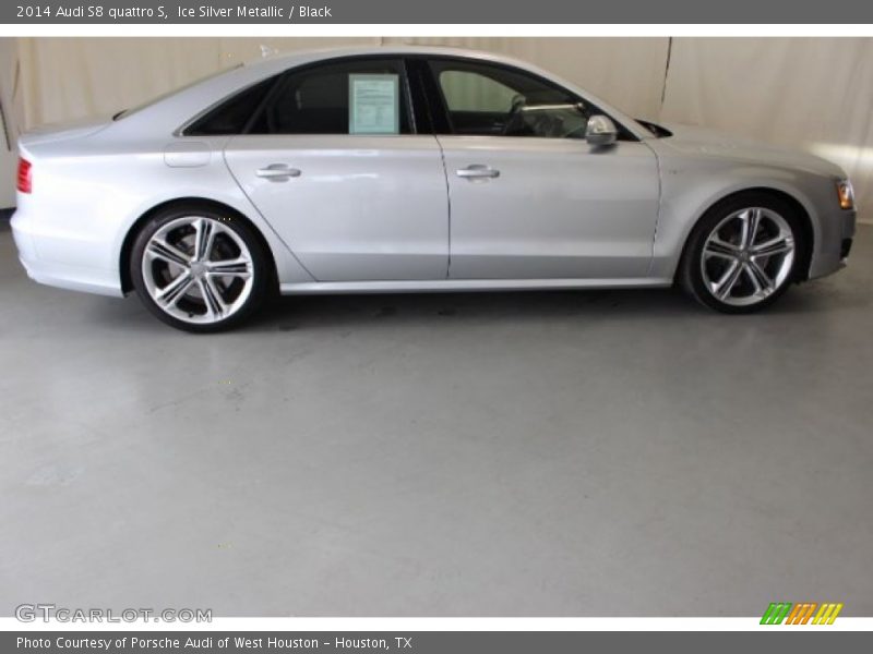Ice Silver Metallic / Black 2014 Audi S8 quattro S