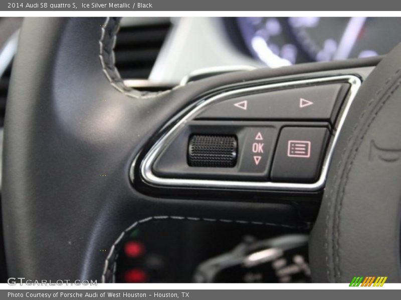 Ice Silver Metallic / Black 2014 Audi S8 quattro S