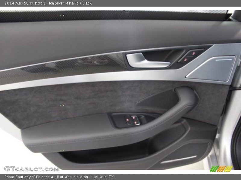 Ice Silver Metallic / Black 2014 Audi S8 quattro S