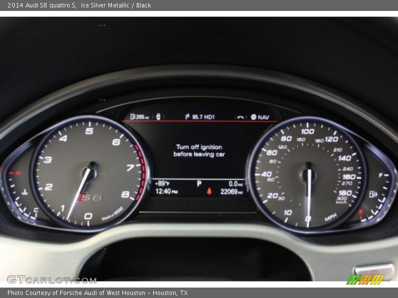 Ice Silver Metallic / Black 2014 Audi S8 quattro S