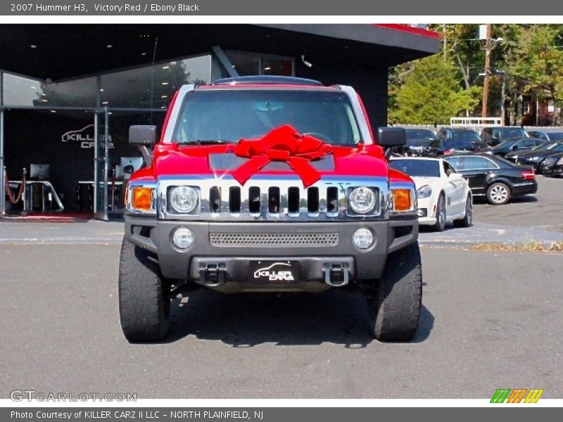 Victory Red / Ebony Black 2007 Hummer H3