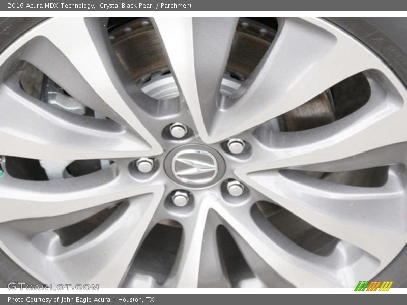 Crystal Black Pearl / Parchment 2016 Acura MDX Technology