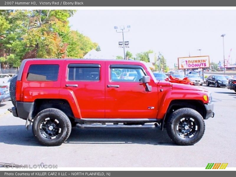 Victory Red / Ebony Black 2007 Hummer H3