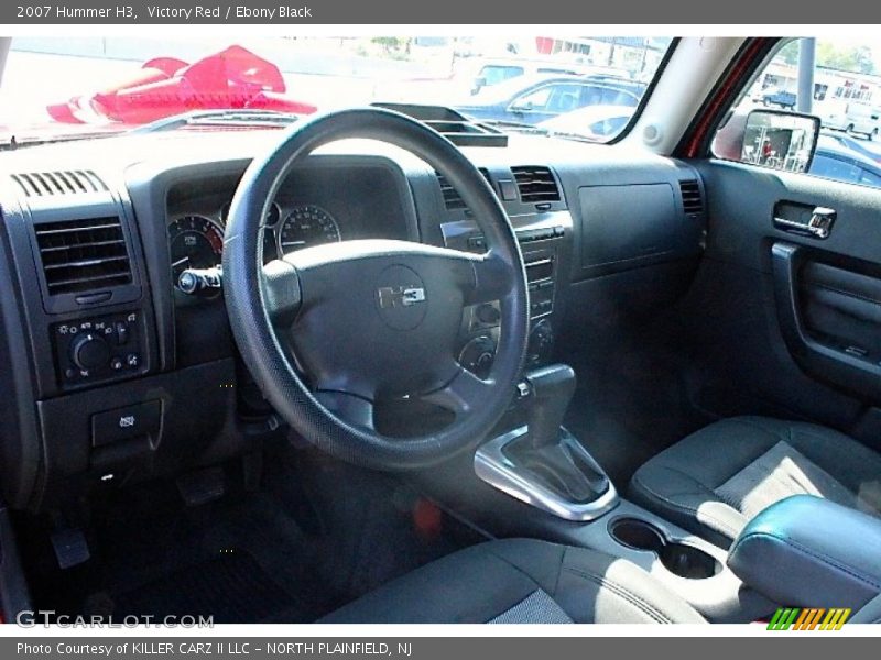 Victory Red / Ebony Black 2007 Hummer H3