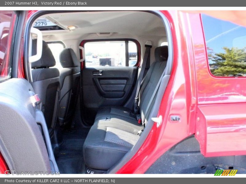 Victory Red / Ebony Black 2007 Hummer H3