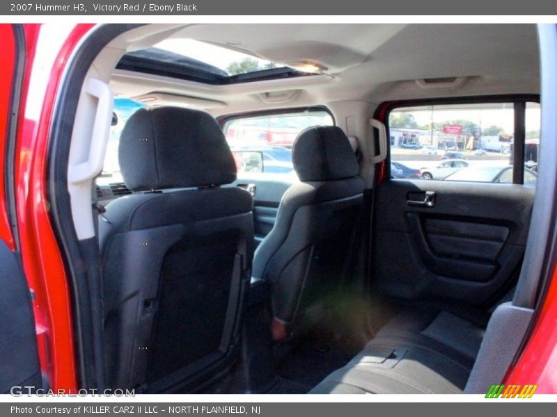 Victory Red / Ebony Black 2007 Hummer H3