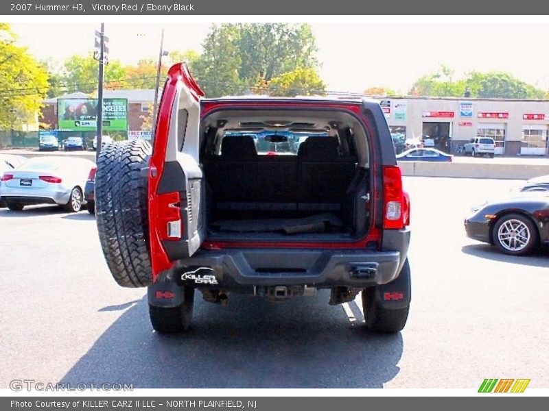 Victory Red / Ebony Black 2007 Hummer H3