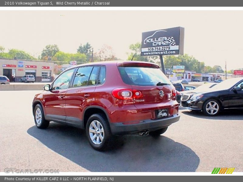 Wild Cherry Metallic / Charcoal 2010 Volkswagen Tiguan S