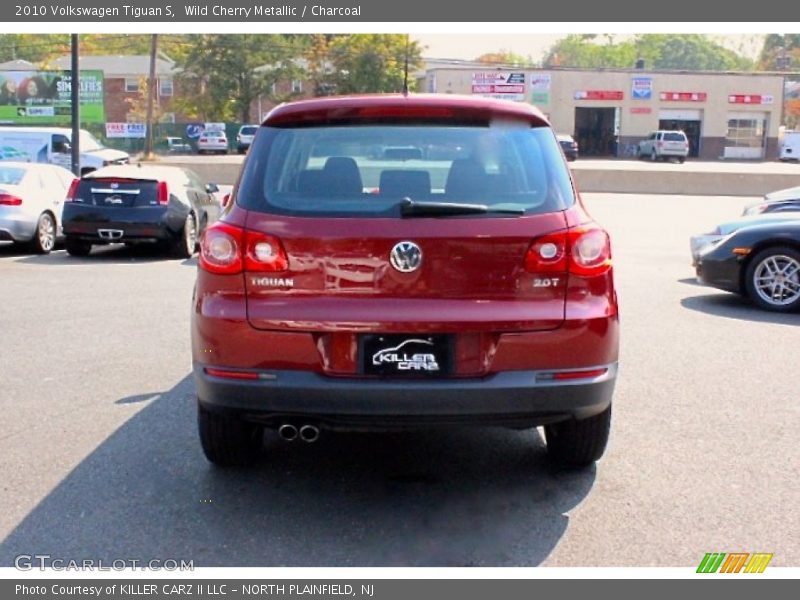 Wild Cherry Metallic / Charcoal 2010 Volkswagen Tiguan S