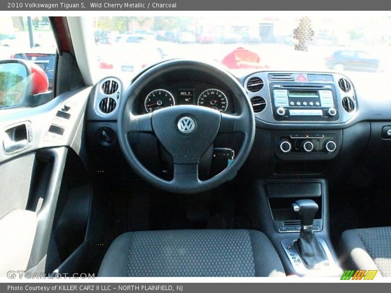 Wild Cherry Metallic / Charcoal 2010 Volkswagen Tiguan S